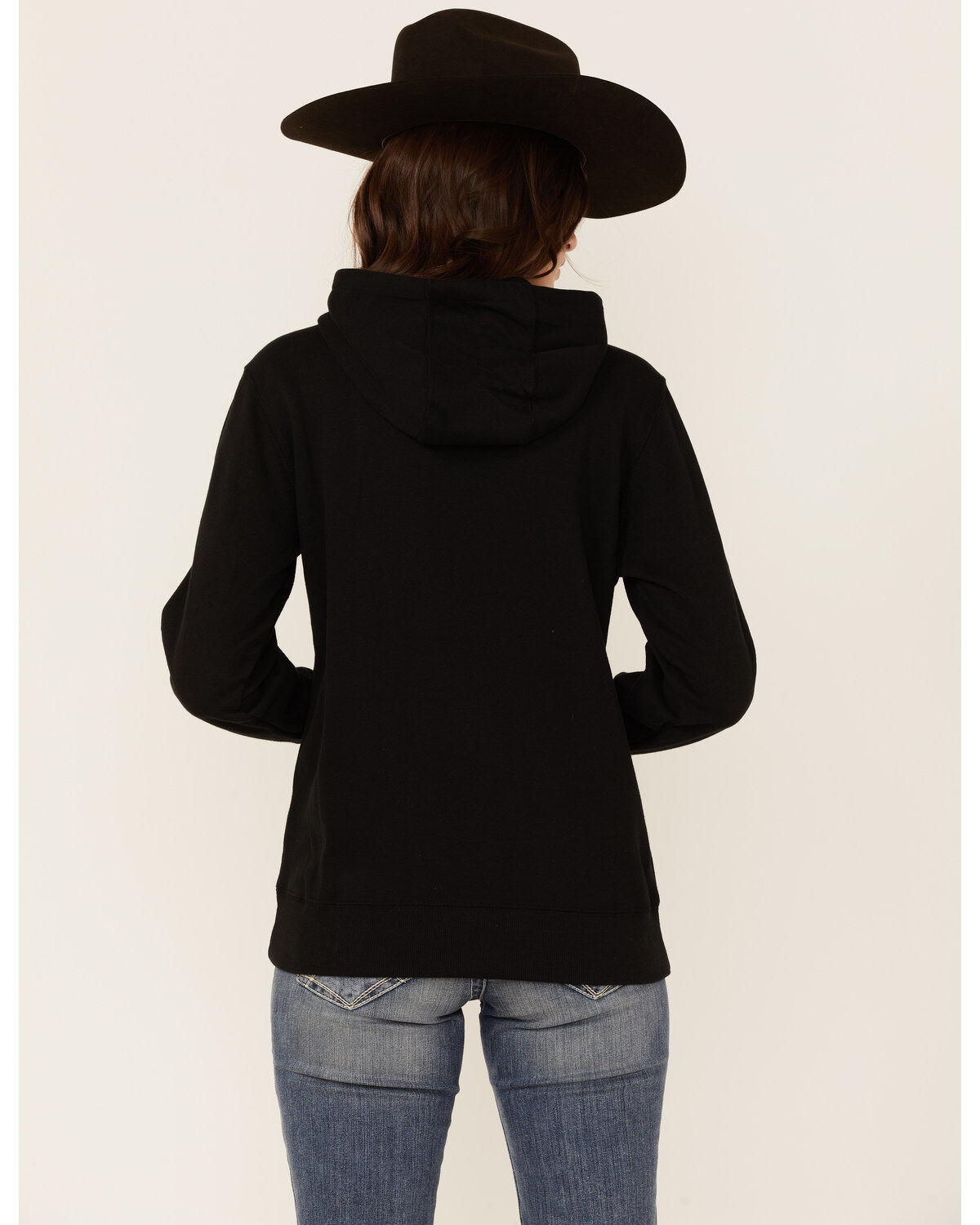 Image #3 - Ariat Women's Mexico Embroidered Logo Pullover Hoodie, Black, hi-res