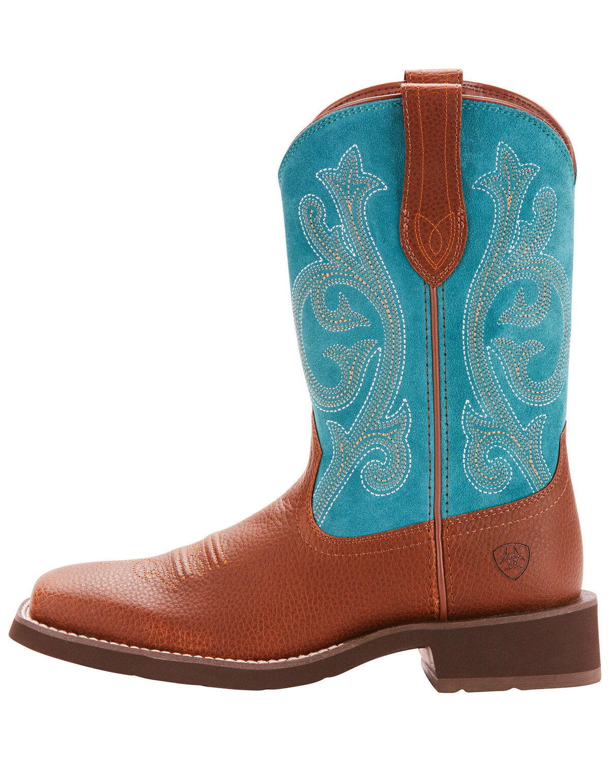 Ariat suede cowboy boots clearance