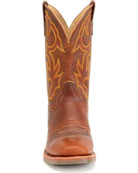 Image #3 - Double H Men's Snakebite Saddle Vamp Western Boots - Square Toe , , hi-res