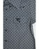 Image #2 - Cowboy Hardware Toddler Boys' Geo Print Short Sleeve Snap Stretch Western Shirt, Grey, hi-res