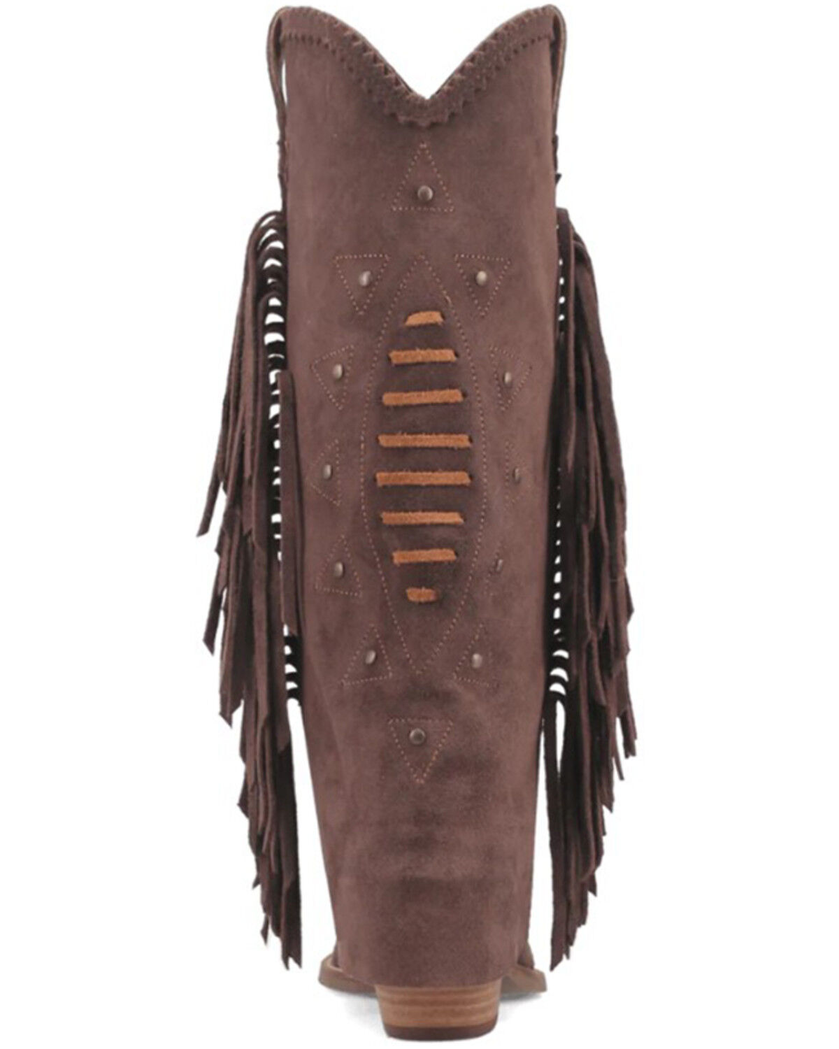 Image #5 - Dingo Women's Spirit Trail Fringe Tall Western Boots - Round Toe, Brown, hi-res