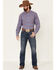 Image #1 - Ariat Men's Brandon Small Plaid Long Sleeve Western Shirt , , hi-res