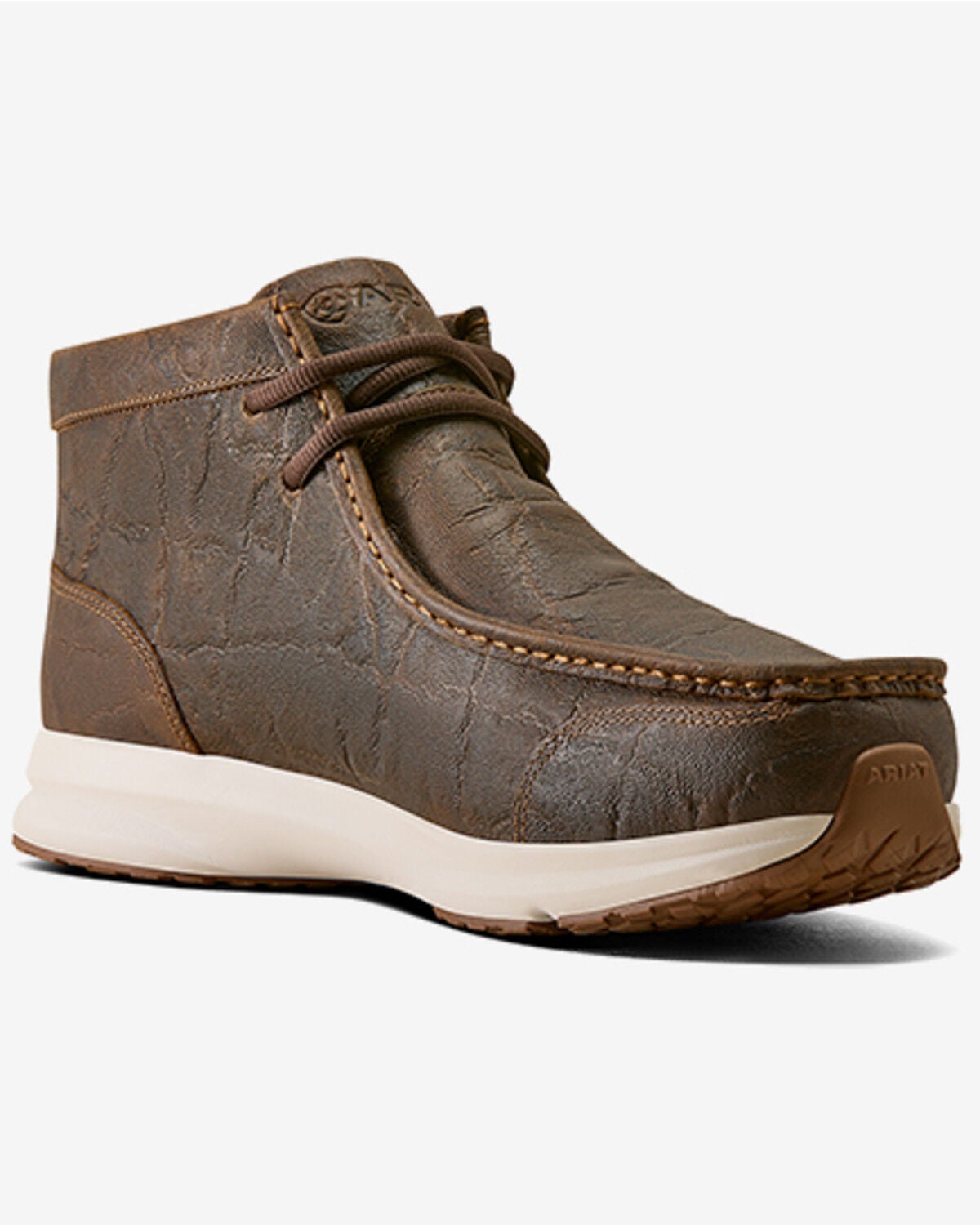 Ariat Men's Spitfire Elephant Print Casual Shoes - Moc Toe, Brown, hi-res