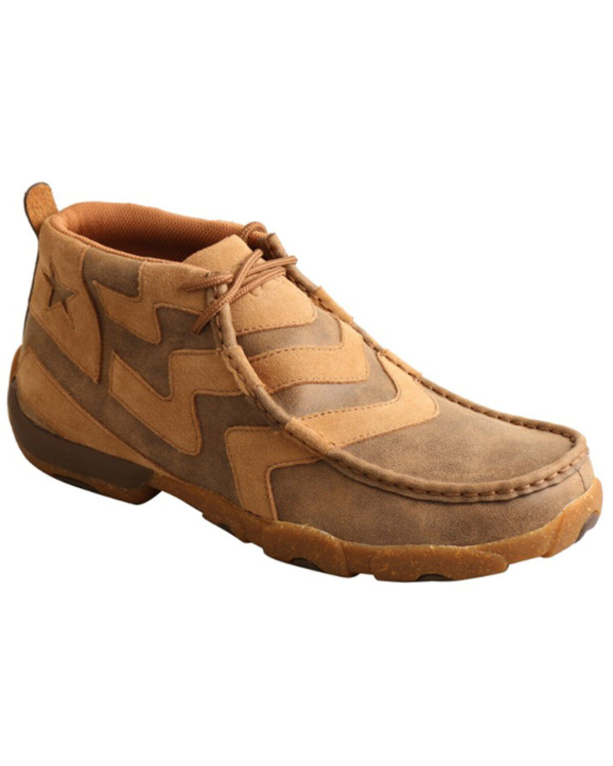 Image #1 - Twisted X Men's Casual Lace-Up Chukka Driving Moc, Brown, hi-res
