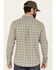 Image #4 - Brothers and Sons Men's Briscoe Everyday Plaid Print Long Sleeve Button Down Flannel Shirt, Steel, hi-res