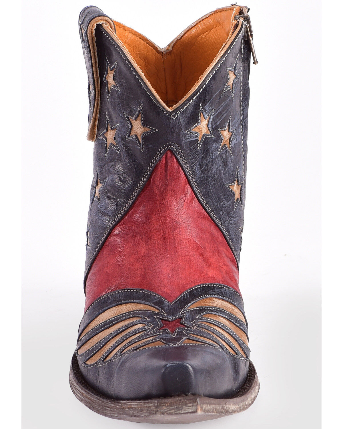 Image #6 - Old Gringo Women's United Patriotic Booties - Snip Toe , , hi-res