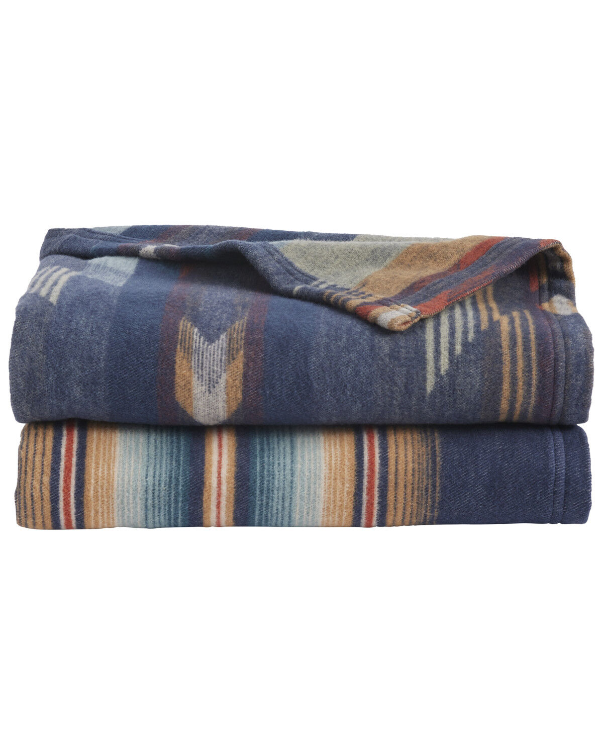 Image #4 - Pendleton Wyeth Falls Denim Linen Throw Gift Pack - 2 Piece, Multi, hi-res