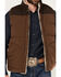Image #3 - Brothers and Sons Men's Upland Reversible Sherpa Down Vest, Brown, hi-res