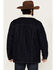 Image #4 - Wrangler Men's Archive Long Sherpa Lined Button-Down Denim Jacket, Dark Wash, hi-res