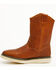 Image #3 - Hawx Men's Pull-On Barnyard Leather Work Boots - Soft Toe, Tan, hi-res