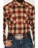 Image #3 - Pendleton Men's Boot Barn Exclusive Wyatt Plaid Print Long Sleeve Snap Western Shirt, Tan, hi-res