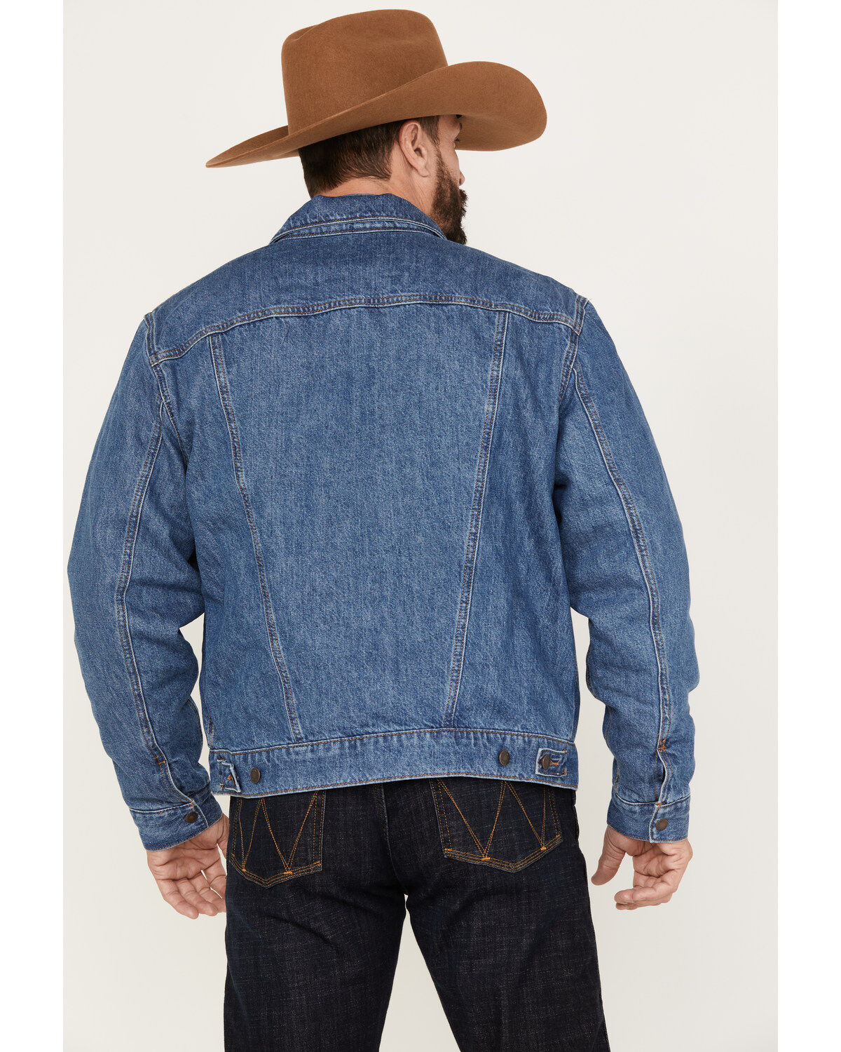 Product Name:  Wrangler Men's Serape Lined Denim Jacket
