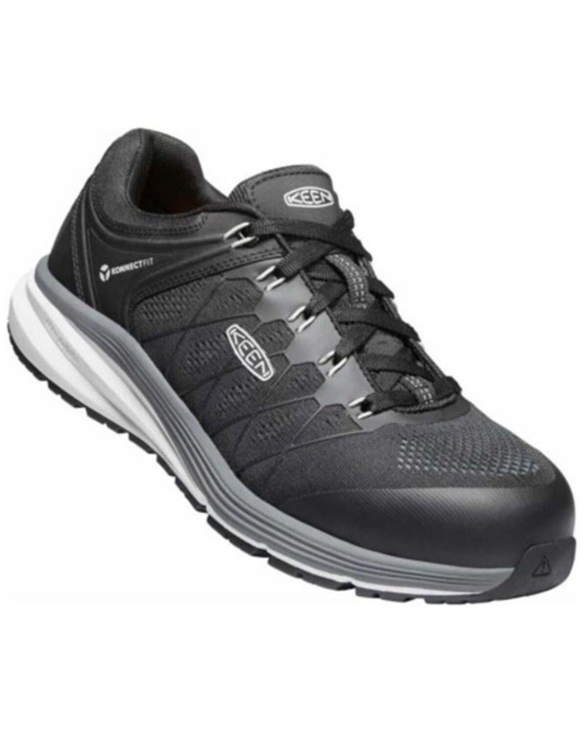 Keen Men's Vista Energy Work Shoes - Carbon Toe, Black, hi-res