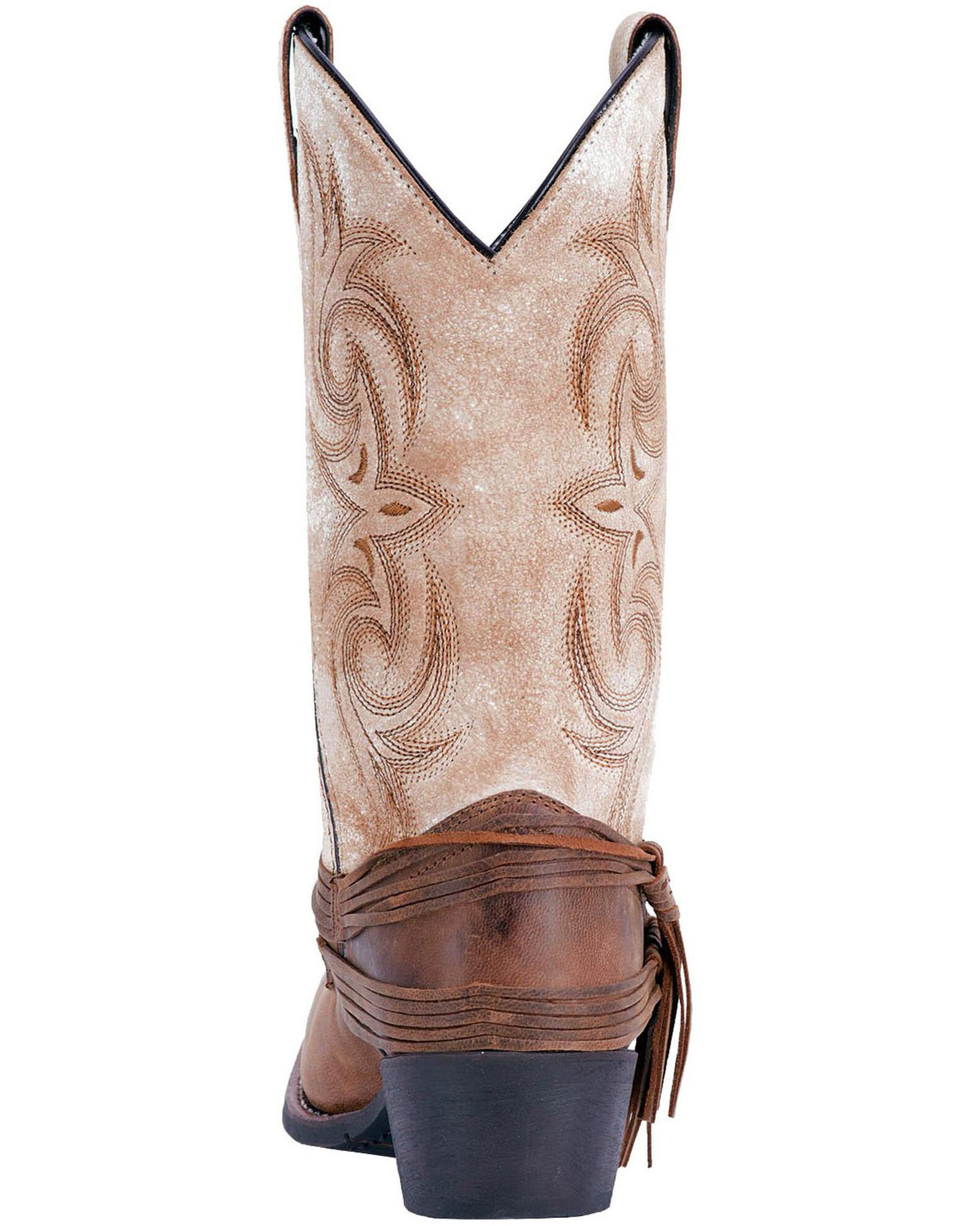 Laredo Women s Myra Ankle Fringe Western Boots Square Toe Boot Barn