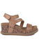 Image #2 - Very G Women's Verde Trail Wedge Sandals, Nude, hi-res