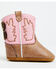 Image #2 - Boot Barn Infant Girls' Carter Western Boots - Round Toe, Pink, hi-res