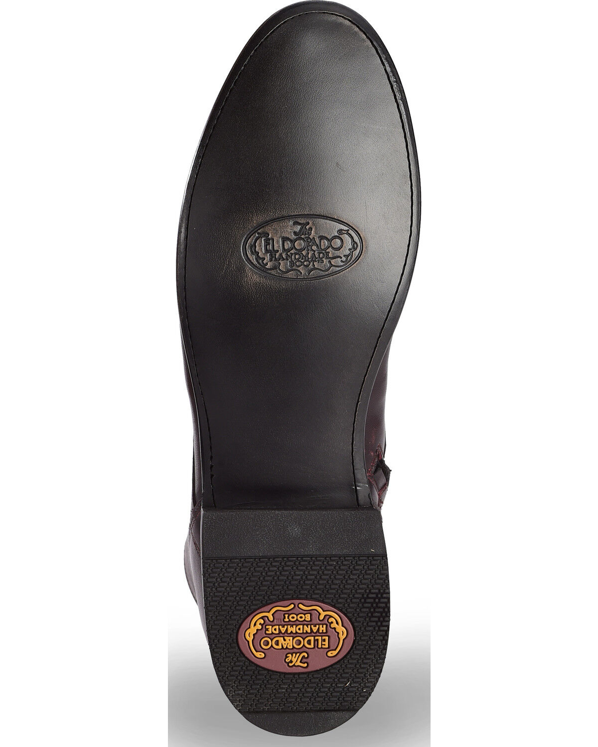 Image #5 - El Dorado Men's Handmade Black Cherry Leather Urban Lacer Boots - Round Toe, , hi-res