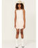 Image #1 - Trixxi Girls' Fringe Mini Dress, Blush, hi-res