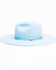 Image #3 - Rodeo King Women's Tracker Felt Western Fashion Hat, Light Blue, hi-res