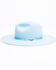 Rodeo King Women's Tracker Fur Felt Western Hat , Light Blue, hi-res