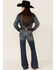 Ariat Girls' REAL Marley Trouser Bootcut Jeans - Slim, Blue, hi-res