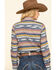 Image #2 - Ariat Women's Sunset Beauty Long Sleeve Western Shirt, Blue, hi-res