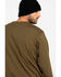 Image #2 - Hawx Men's Olive Pocket Long Sleeve Work T-Shirt, Olive, hi-res