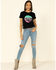 Levi's Women's Round Graphic Surf Tee, Black, hi-res