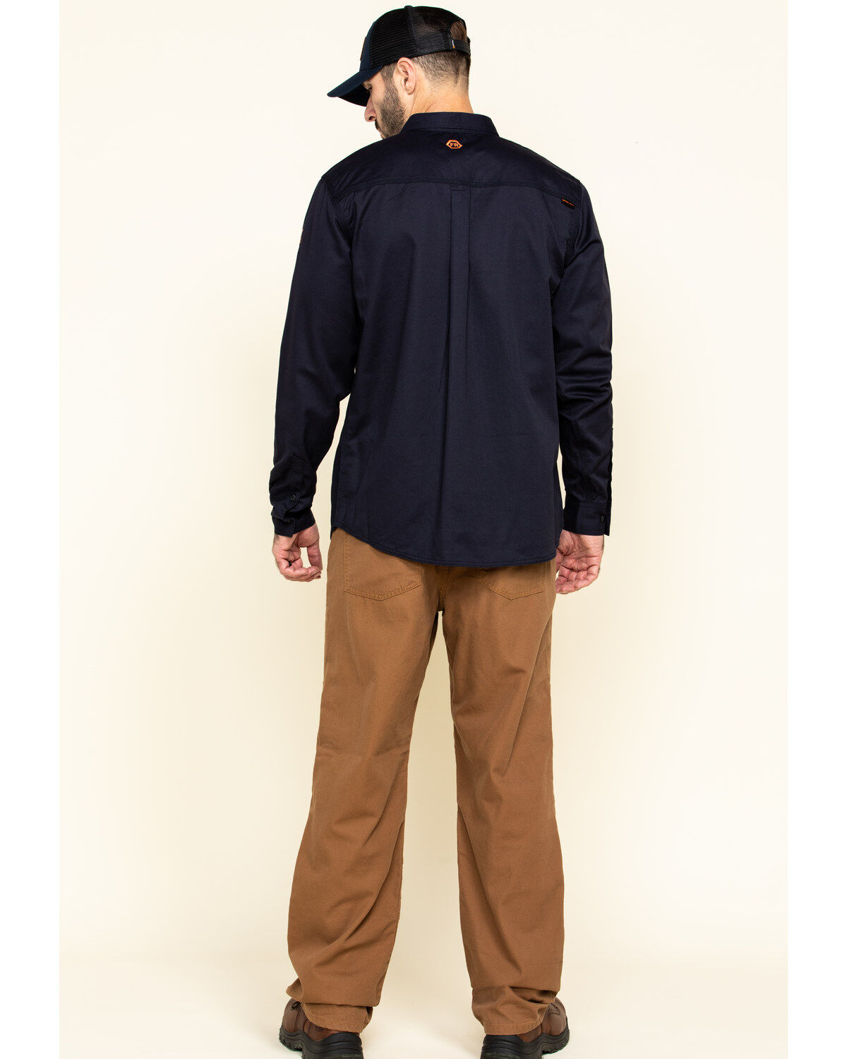 Image #5 - Hawx Men's FR Straight Work Pants, Brown, hi-res