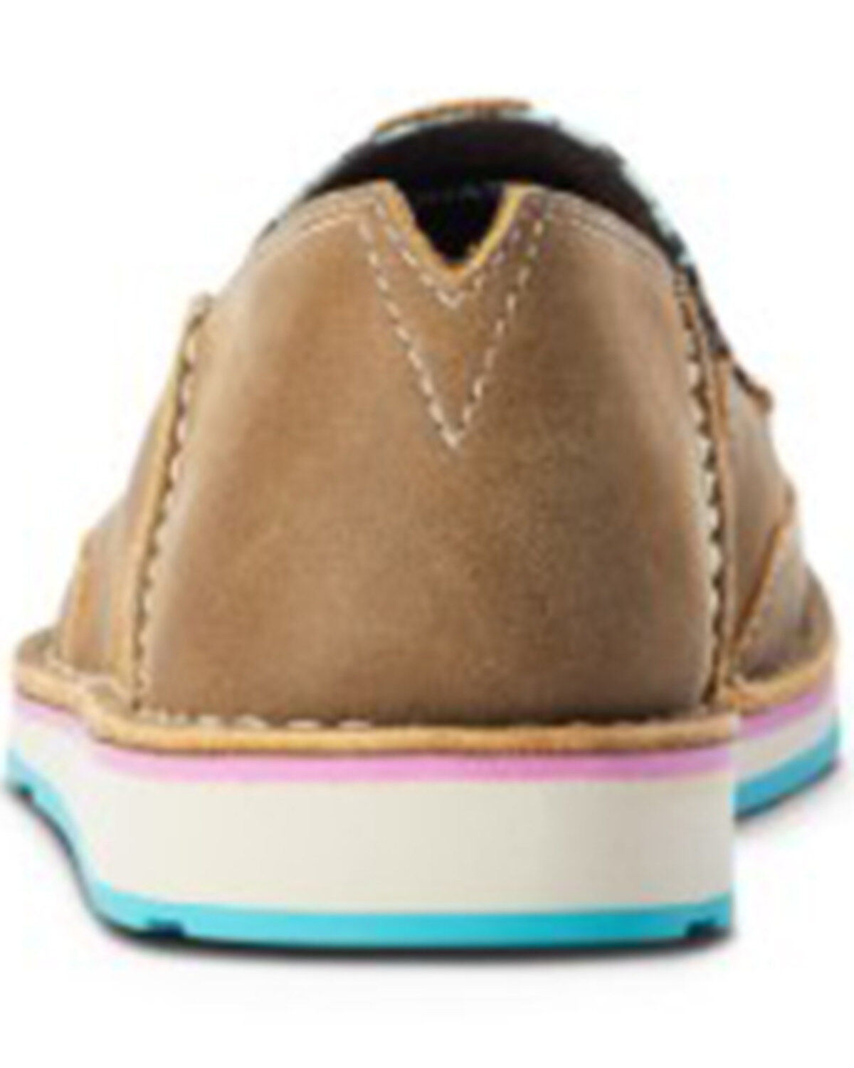 Image #3 - Ariat Women's Neon Lights Southwestern Print Casual Slip-On Cruiser - Moc Toe, Brown, hi-res