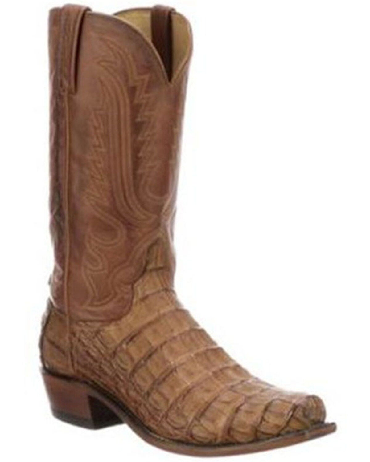 tan caiman boots