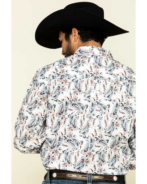 Image #5 - Cody James Core Men's Rodeo Drive Large Paisley Print Long Sleeve Western Shirt , , hi-res