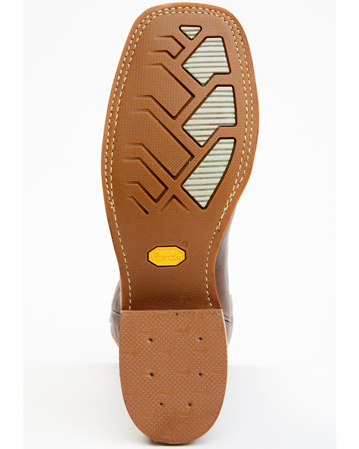 Image #7 - Justin Men's Bent Rail Bender Performance Western Boots - Broad Square Toe, Chocolate, hi-res
