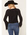 Image #4 - Shyanne Women's Flare Sleeve Sweater, Black, hi-res