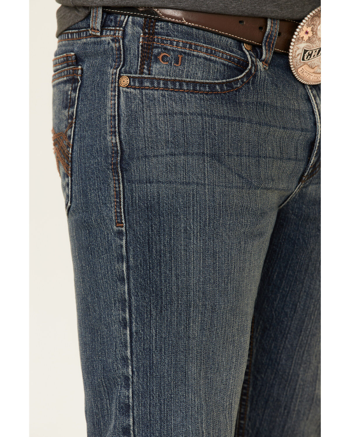 Image #5 - Cody James Core Men's Steel Dust Medium Wash Stretch Regular Bootcut Jeans, , hi-res