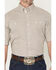 Image #3 - George Strait by Wrangler Men's Floral Geo Print Short Sleeve Button-Down Stretch Western Shirt - Big, Brown, hi-res