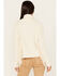Image #4 - Shyanne Women's Cable Fringe Sweater, Cream, hi-res