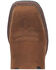 Laredo Men's Rockwell Western Work Boots - Steel Toe, Brown, hi-res