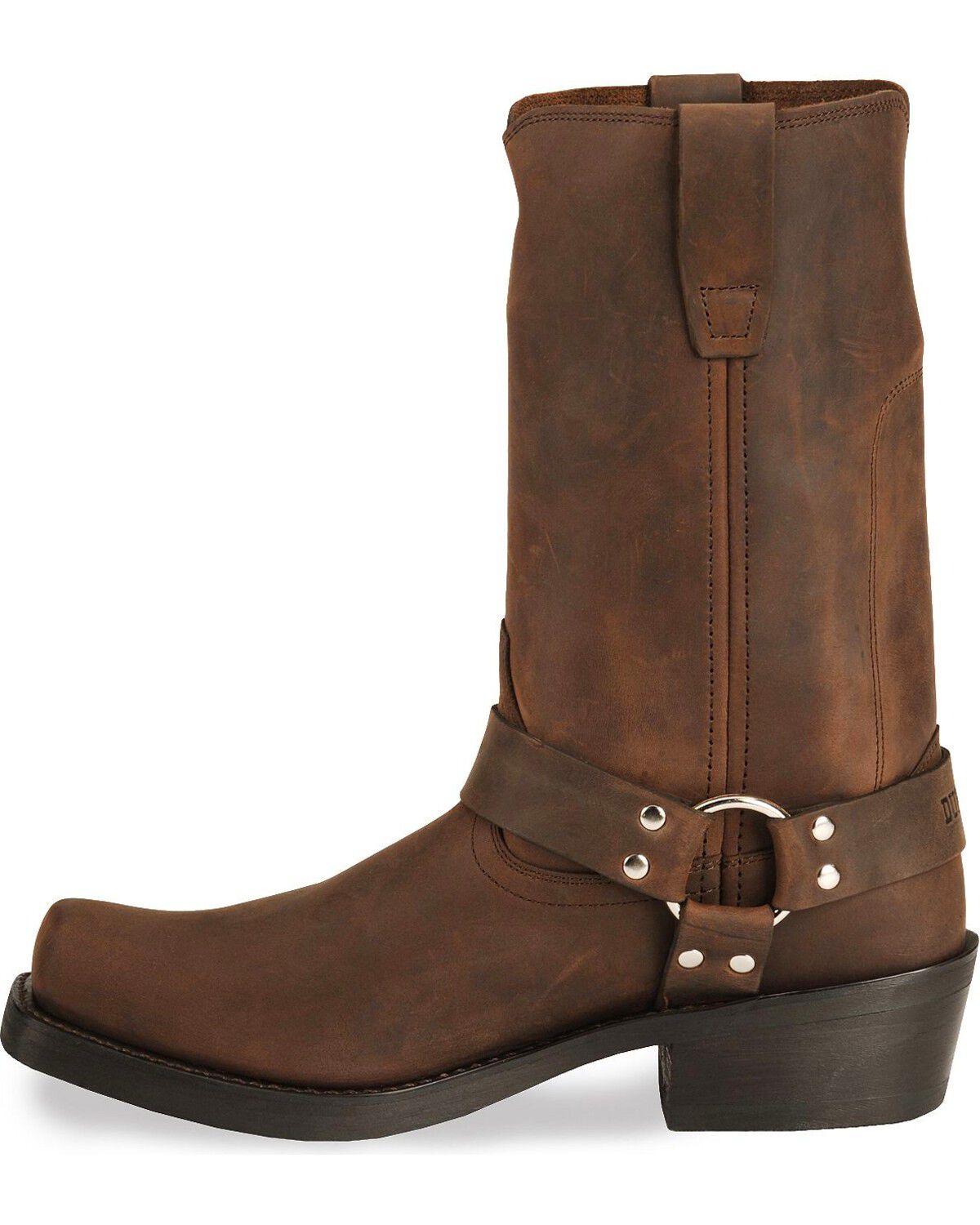 Image #4 - Durango Men's Harness Motorcycle Boots, Distressed, hi-res