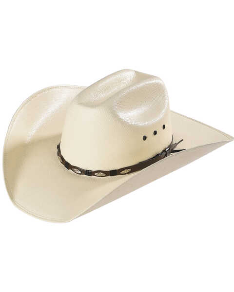 Bullhide Men's Alamo 50X Straw Hat, Natural, hi-res