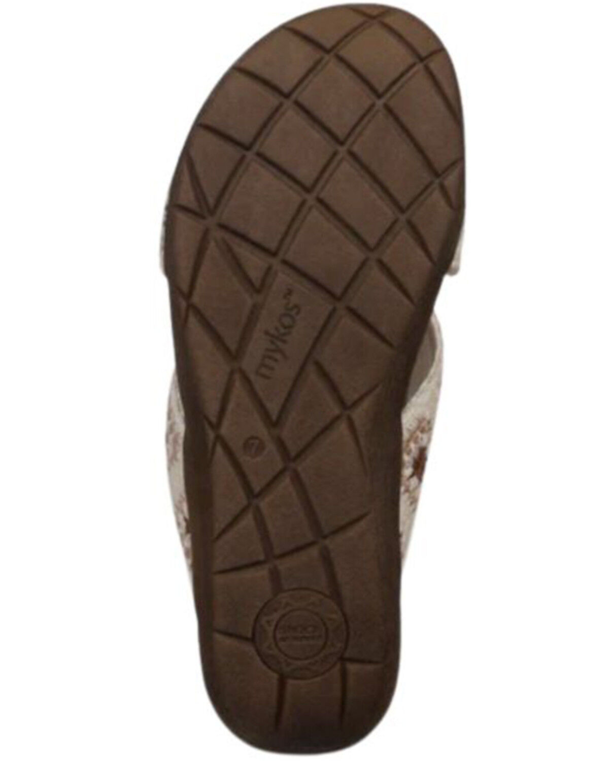 Image #7 - Mykos Women's Leyla Crossband Sandals, White, hi-res