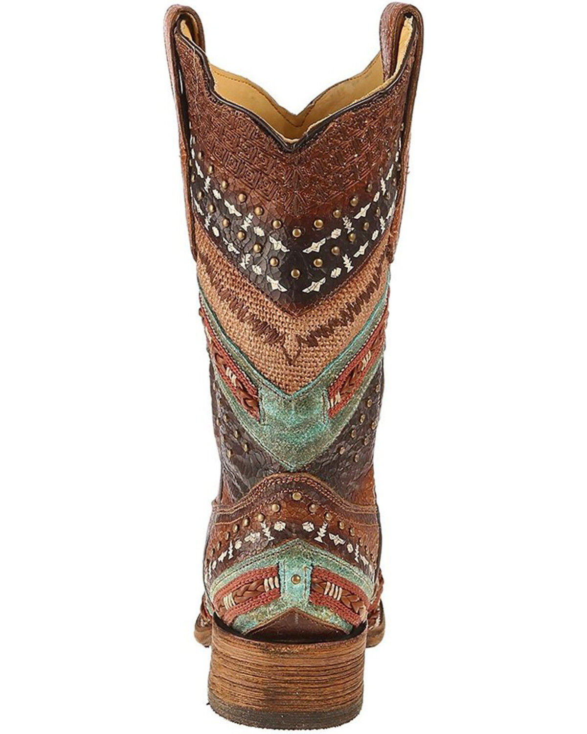 Corral Women's Turquoise and Brown 