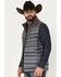 Cinch Men's Bonded Softshell Vest, Grey, hi-res