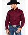Image #1 - Panhandle Men's Solid Stretch Poplin Long Sleeve Western Shirt , , hi-res