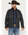 Image #1 - RANK 45® Men's Quintana Southwestern Print Softshell Jacket, Charcoal, hi-res