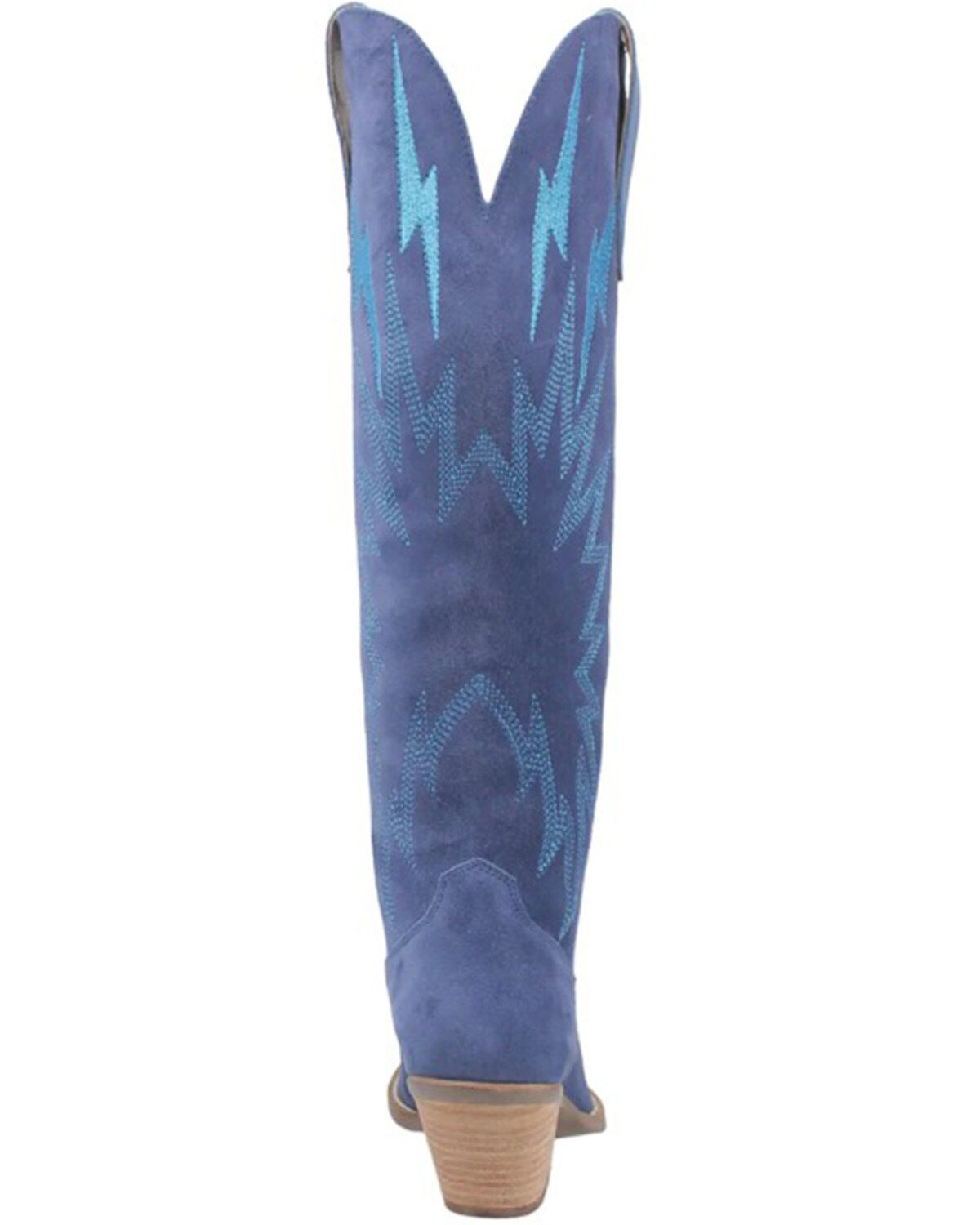 Image #5 - Dingo Women's Thunder Road Western Boots - Snip Toe, Blue, hi-res