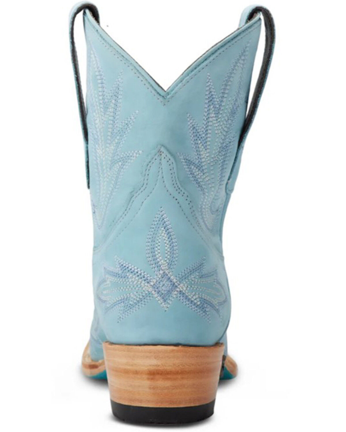 Image #5 - Lane Women's Lexington Western Booties - Snip Toe, Blue, hi-res
