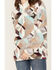 Hooey Women's Quarter Zip Fleece Pullover, Cream, hi-res