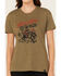 Image #3 - Troll Co Women's Can't Be Tamed Short Sleeve Graphic Tee, Green, hi-res