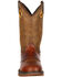 Image #4 - Durango Men's Rebel Saddle Western Boots, Brown, hi-res